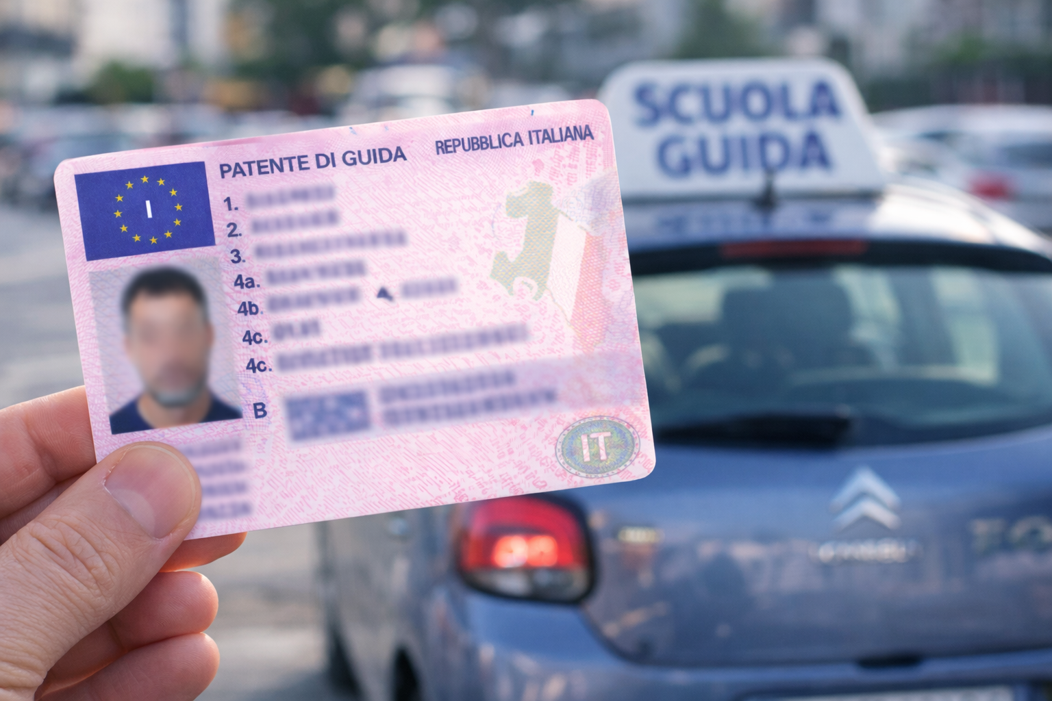 Patente e autoscuola in Italia (immagine illustrativa)
